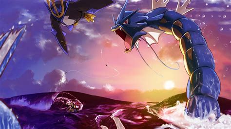 Download Bold and Striking Gyarados Wallpaper .
